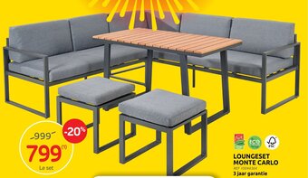 Brico Loungeset Monte Carlo aanbieding