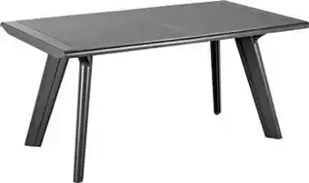 Keter Allibert tuintafel Dante grafietgrijs 160 x 90 cm