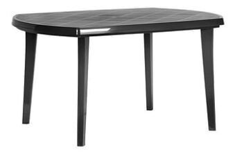 Dreamland Keter Allibert tuintafel Elize Graphite L 137 x B 74 cm aanbieding