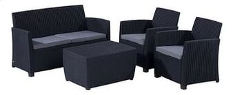 Keter Allibert loungeset Corona Graphite