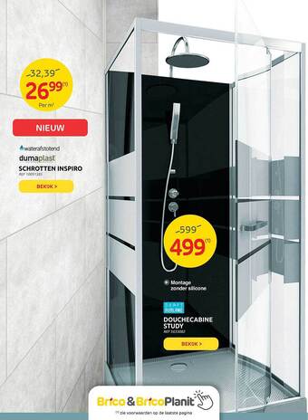 Brico Douchecabine Study aanbieding
