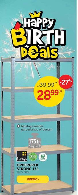 Brico Opbergrek Strong 175 aanbieding