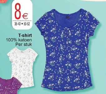 Cora T-Shirt 100% Katoen aanbieding