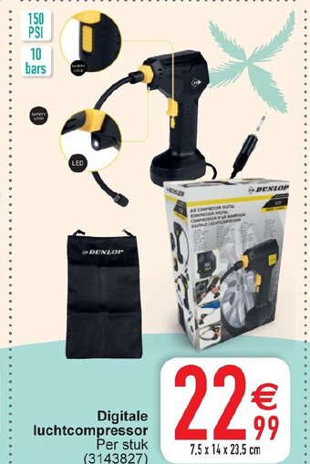 Cora Dunlop Digitale Luchtcompressor aanbieding