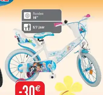 Cora Fiets Frozen 16" aanbieding