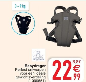 Cora King Bear Babydrager aanbieding