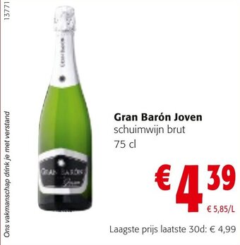 Colruyt Gran Baron Joven aanbieding