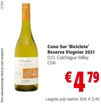 Cono Sur 'Bicicleta' Reserva Viognier 2021