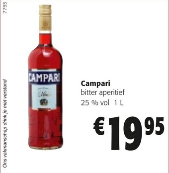 Colruyt Campari aanbieding