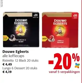 Colruyt Douwe Egberts Ristretto, Lungo aanbieding