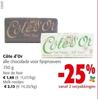 Cote d'Or Noir de Noir, Melk nootjes