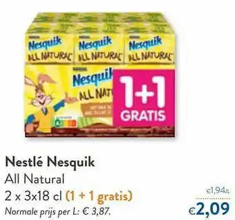 OKay Nestlé nesquik all natural aanbieding