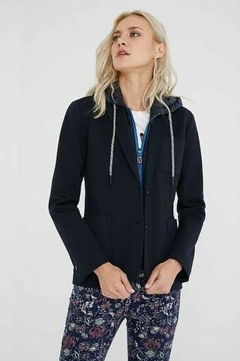 Desigual Blazer met gewatteerde capuchon - BLUE - 40 aanbieding