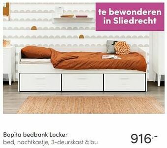 Baby & Tiener Bopita bedbank locker aanbieding