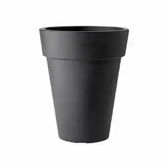 Brico Elho bloempot ’Pure Round High’ antraciet 42 cm aanbieding