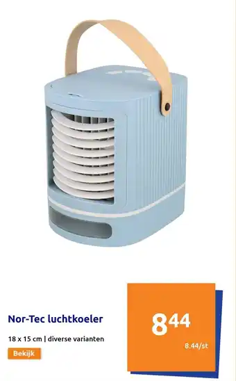 Action Nor-Tec luchtkoeler 18 x 15 cm aanbieding