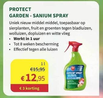 Horta Protect Garden - Sanium Spray aanbieding