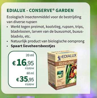Edialux - Conserve Garden