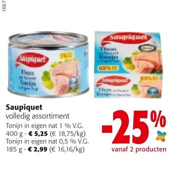 Colruyt Saupiquet aanbieding