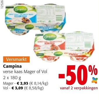 Colruyt Campina Mager, Vol aanbieding