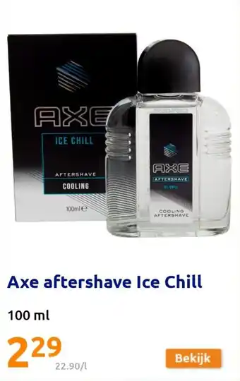 Action Axe aftershave Ice Chill 100 ml aanbieding