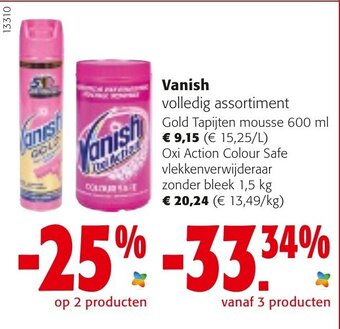Colruyt Vanish aanbieding