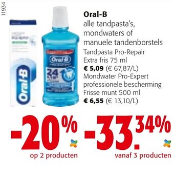 Colruyt Oral-B aanbieding