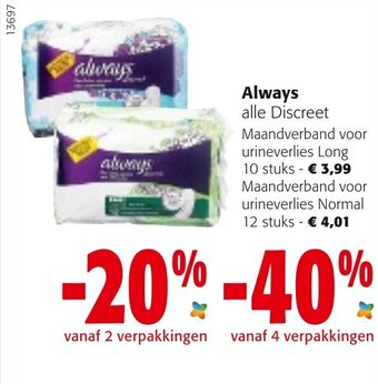 Colruyt Always aanbieding