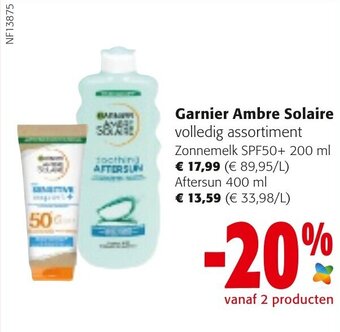 Colruyt Garnier Ambre Solaire aanbieding