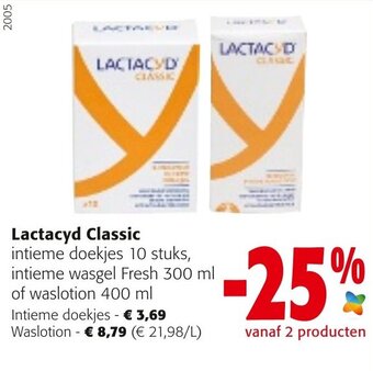 Colruyt Lactacyd Classic aanbieding