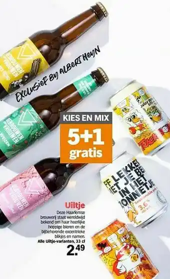 Albert Heijn Alle uiltje-varianten aanbieding