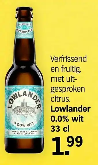 Lowlander 0.0% wit