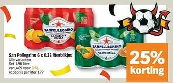 Albert Heijn San pellegrino aanbieding