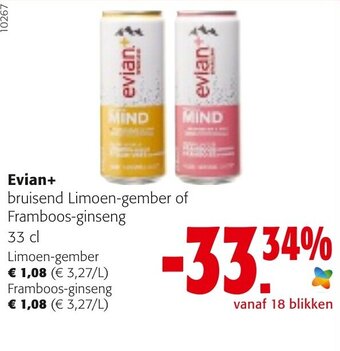 Colruyt Evian+ aanbieding