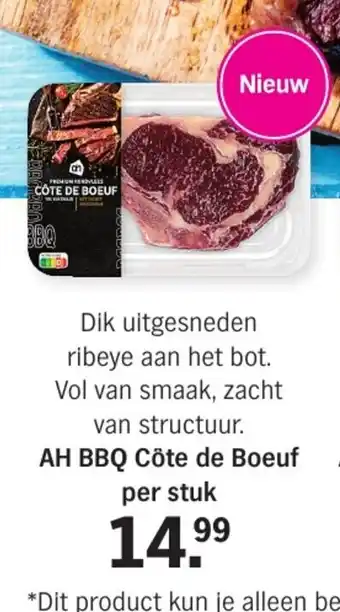 Albert Heijn AH BBQ Cote de Boeuf per stuk aanbieding