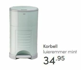 Baby & Tiener Korbell luieremmer mint aanbieding