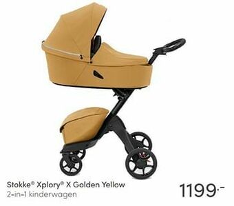Baby & Tiener Stokke xplory x golden yellow 2-in-1 kinderwagen aanbieding