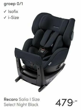 Recaro salia i size select night black
