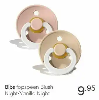 Baby & Tiener Bibs fopspeen blush night-vanilla night aanbieding