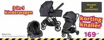 Baby & Tiener Bebies first combi kinderwagen optima aanbieding