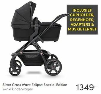 Baby & Tiener Silver cross wave eclipse special edition 2-in-1 kinderwagen aanbieding