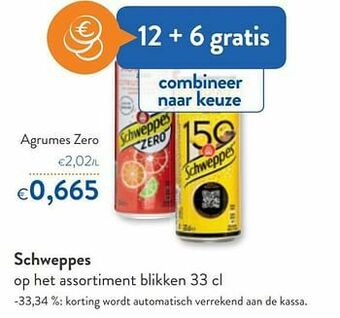 OKay Schweppes agrumes zero aanbieding