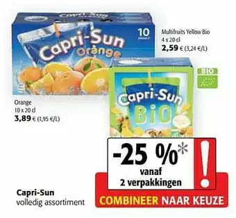 Capri-sun volledig assortiment