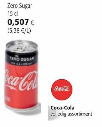 Colruyt Coca-cola zero sugar aanbieding