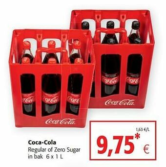 Colruyt Coca-cola regular of zero sugar aanbieding