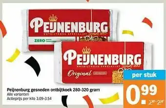 Peijnenburg gesneden ontbijtkoek