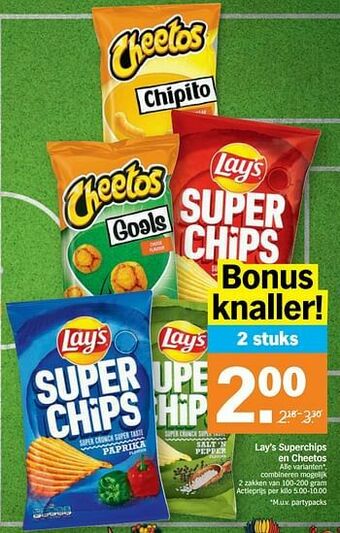 Lay`s superchips en cheetos
