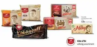 Colruyt Côte d`or chocolade voor fijnproevers melk aanbieding
