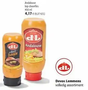 Colruyt Devos lemmens andalouse top-downfles aanbieding