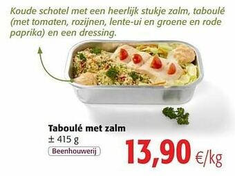 Colruyt Taboulé met zalm aanbieding